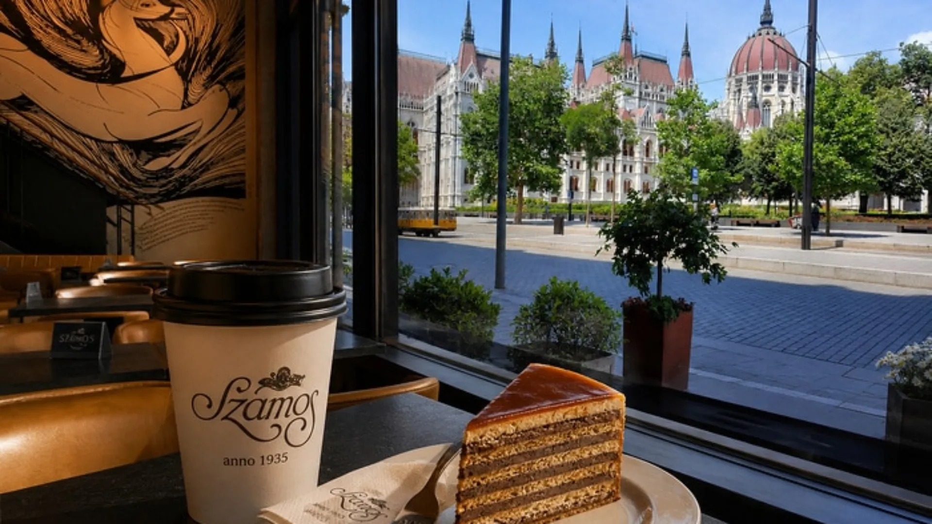 Szamos Café Kaffee und Torte Budapest