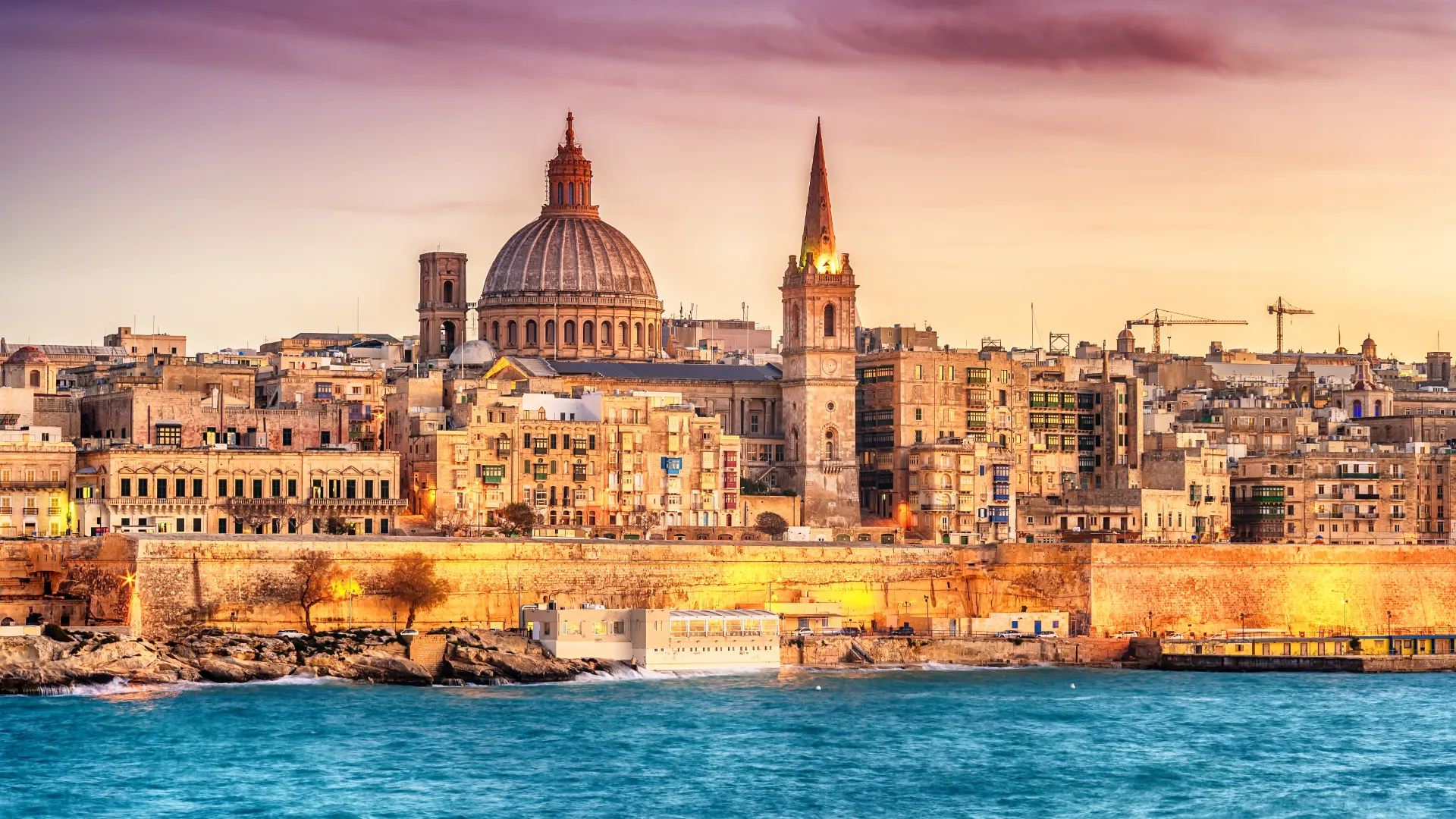 Blick auf Valletta/Malta