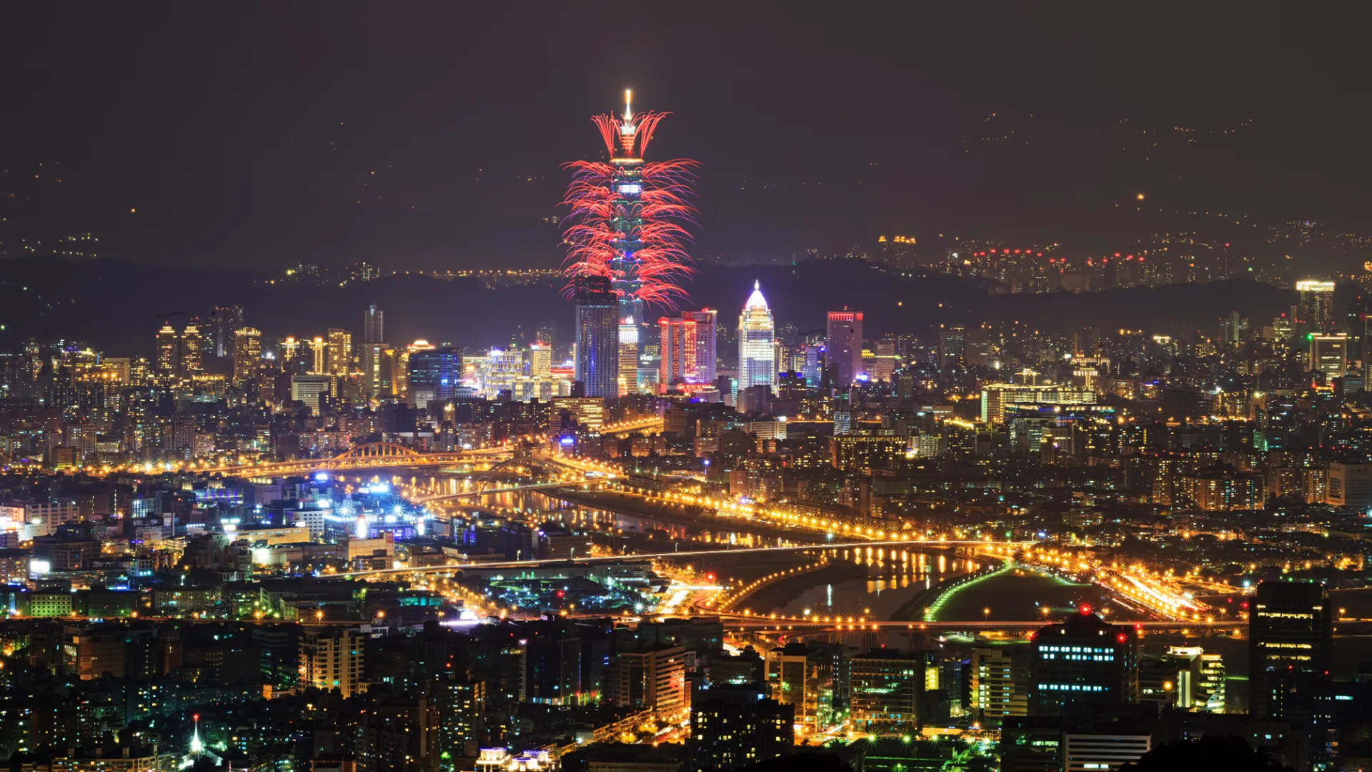 Taiwan, Silvesterfeuerwerk