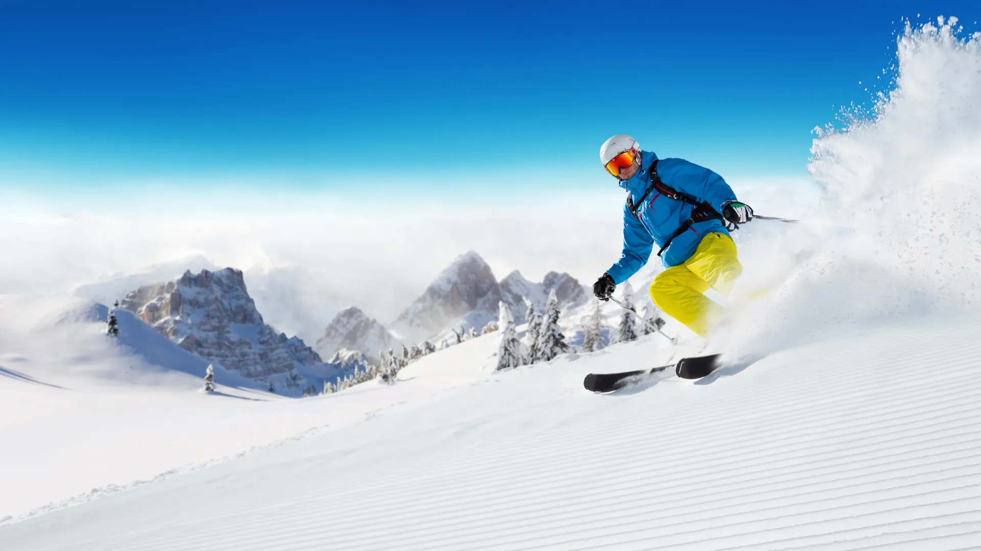 Skifahrer