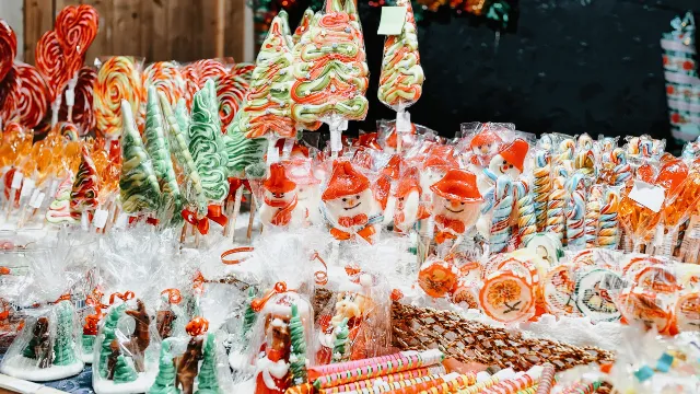 Naschereien am Weihnachtsmarkt