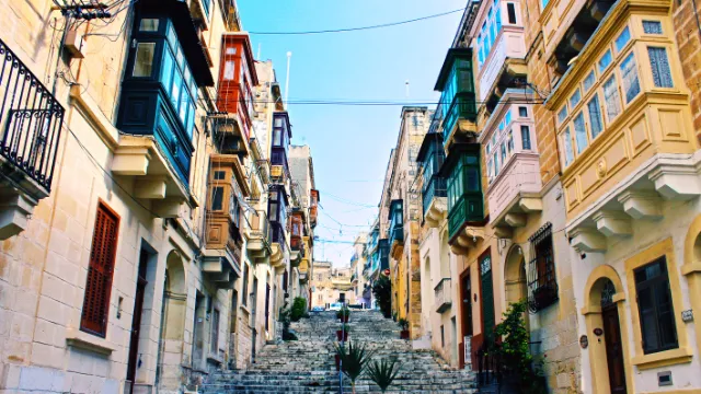 Stiegen in Valletta