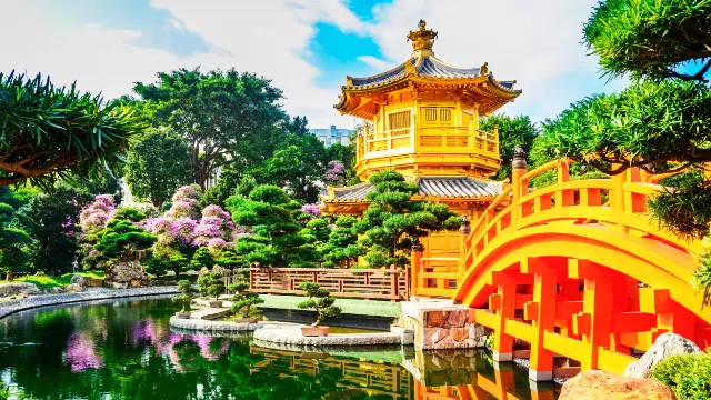 Garten in Hongkong