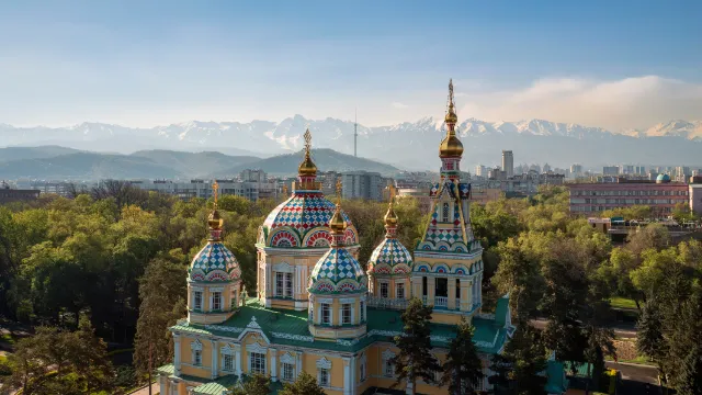 Kasachstan, Kathedrale in Almaty