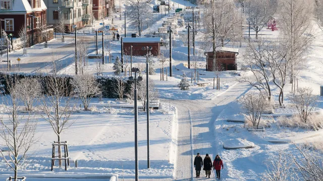 Umeå-Uferpromenade